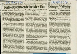 Nato-Beschwerde bei der Uno  - nosilna