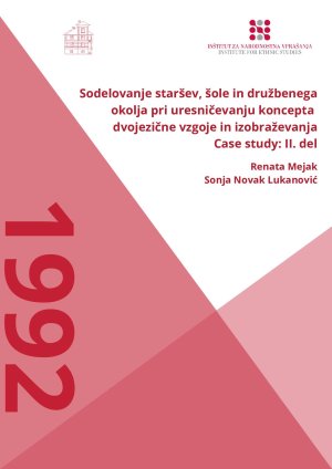 Sodelovanje staršev, šole in družbenega ...  - nosilna