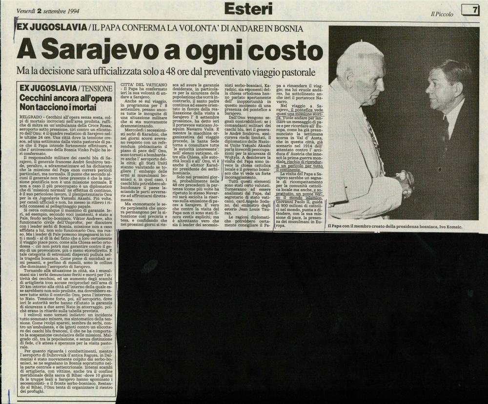A Sarajevo a ogni costo