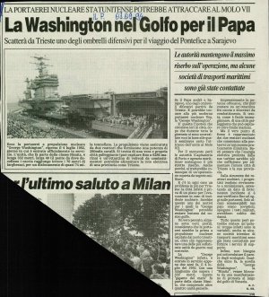 La Washington nel golfo per il Papa  - nosilna