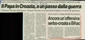 ll Papa in Croazia, a un passo dalla gue...  - nosilna