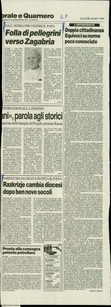 Razkrizje cambia diocesi  dopo ben nove ...  - nosilna