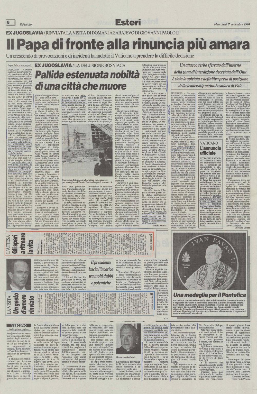 Več člankov o papežu Janezu Pavlu II. v ... - nosilna