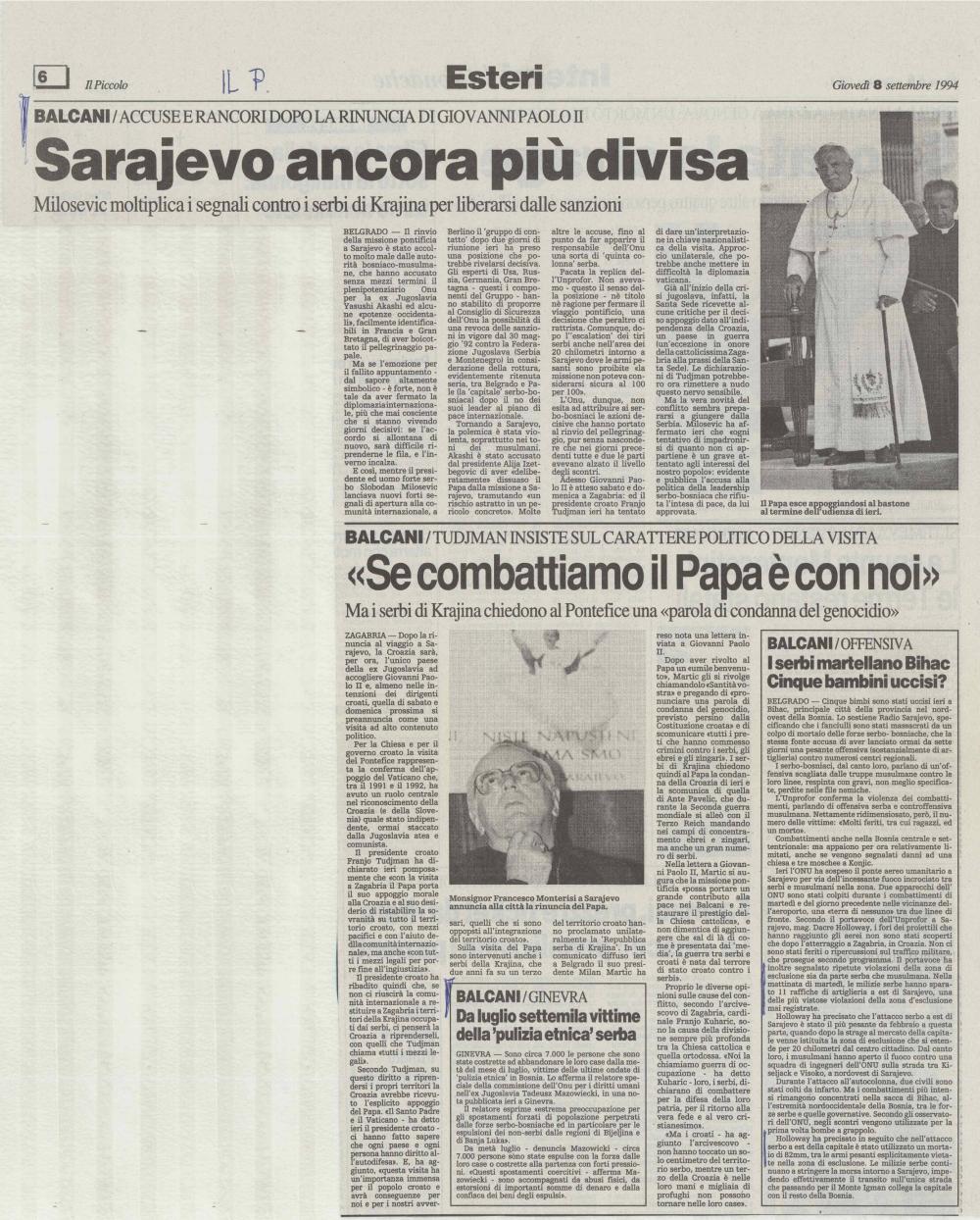 Sarajevo ancora più divisa - nosilna