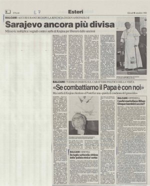 Sarajevo ancora più divisa  - nosilna