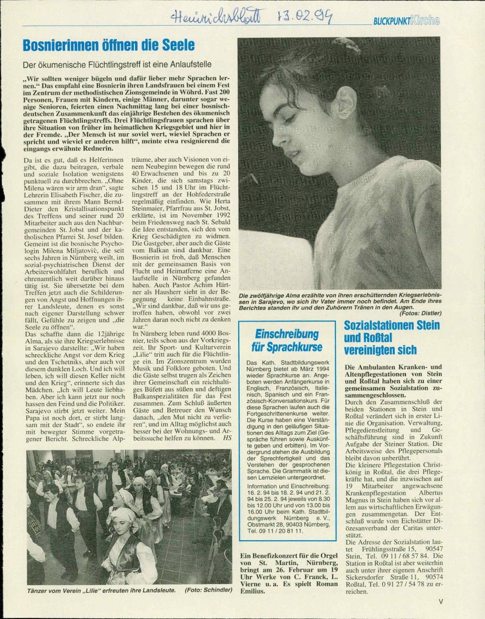 Bosnierinnen öffnen die Seele - nosilna