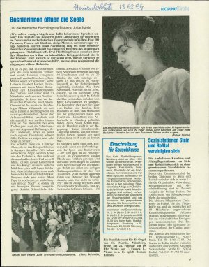 Bosnierinnen öffnen die Seele  - nosilna