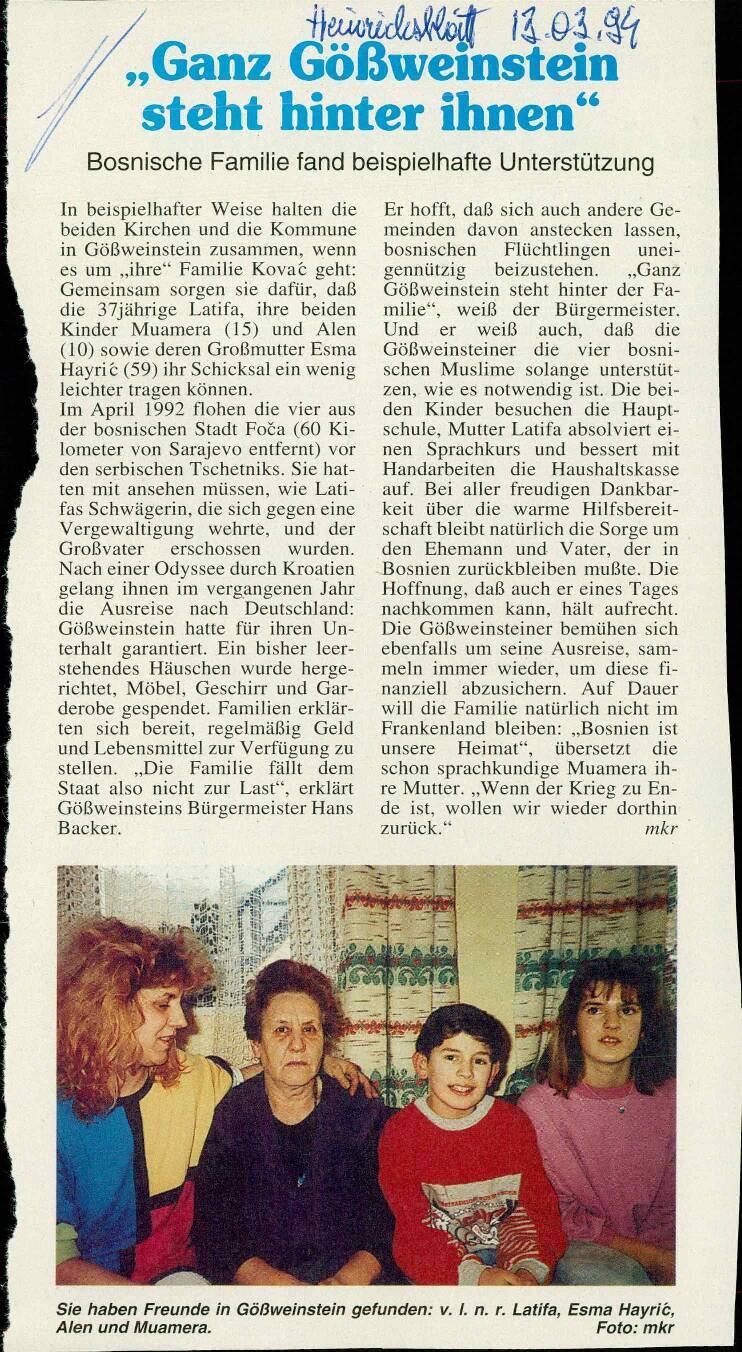 „Ganz Gößweinstein steht hinter ihnen"