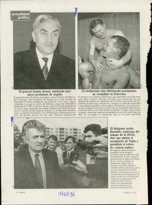 Él dirigente serbio Karadzic, temeroso d...  - nosilna