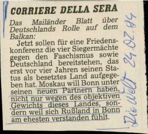 [Das Mailänder Blatt über Deutschlands R...  - nosilna