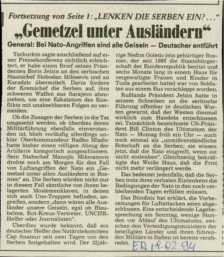 "Gemetzel unter Assländern"