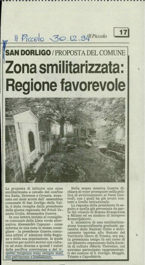 Zona smilitarizzata: Regione favorevole  - nosilna