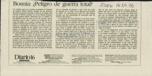Bosnia: ¿Peligro de guerra total?  - nosilna