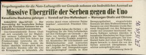Massive Übergriffe der Serben gegen die ...  - nosilna