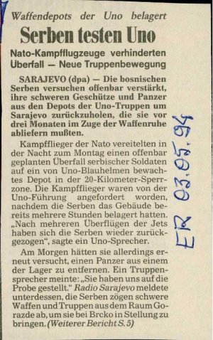 Serben testen Uno  - nosilna