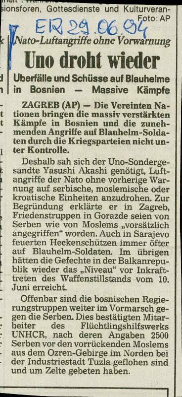 Uno droht wieder