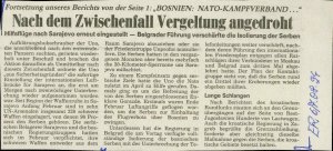 Nach dem Zwischenfall Vergeltung angedro...  - nosilna