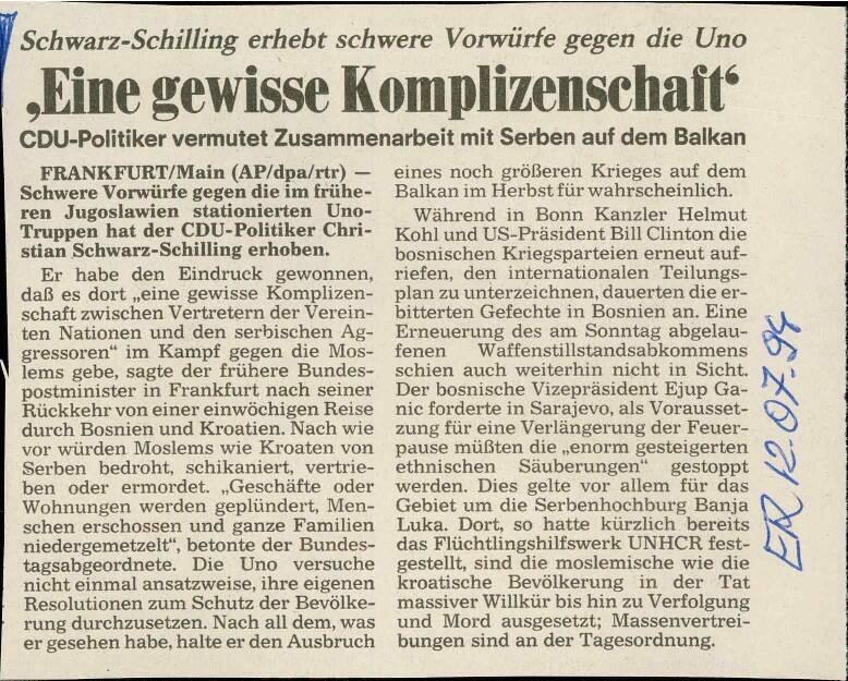 "Eine gewisse Komplizenschaft" - nosilna
