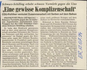 "Eine gewisse Komplizenschaft"  - nosilna