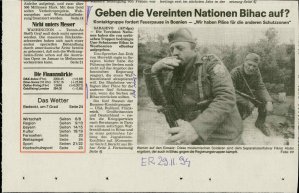 Geben die Vereinten Nationen Bihac auf?  - nosilna