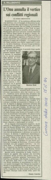 L'Onu annulla il vertice  sui conflitti ...  - nosilna