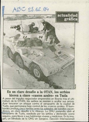 En un claro desafío a la OTAN, los serbi...  - nosilna
