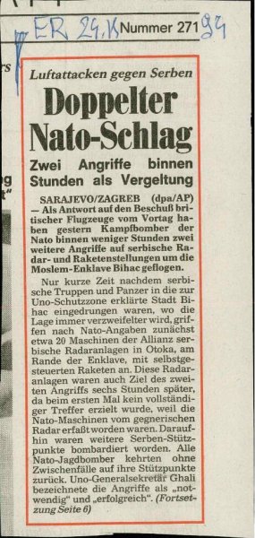 Doppelter Nato-Schlag  - nosilna
