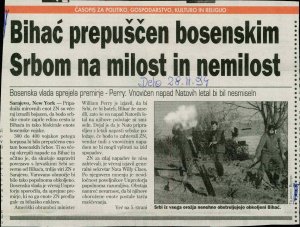 Bihać prepuščen bosenskim Srbom na milos...  - nosilna