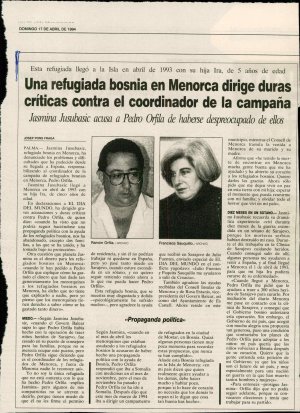 Una refugiada bosnia en Menorca dirige d...  - nosilna