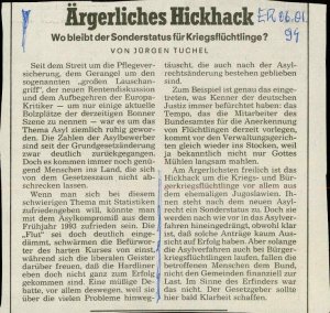 Ärgerliches Hickhack  - nosilna