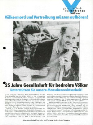 25 Jahre Gesellschaft für bedrohte Völke...  - nosilna