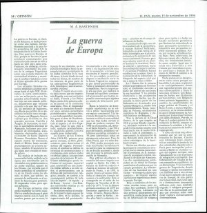 La guerra de Europa  - nosilna