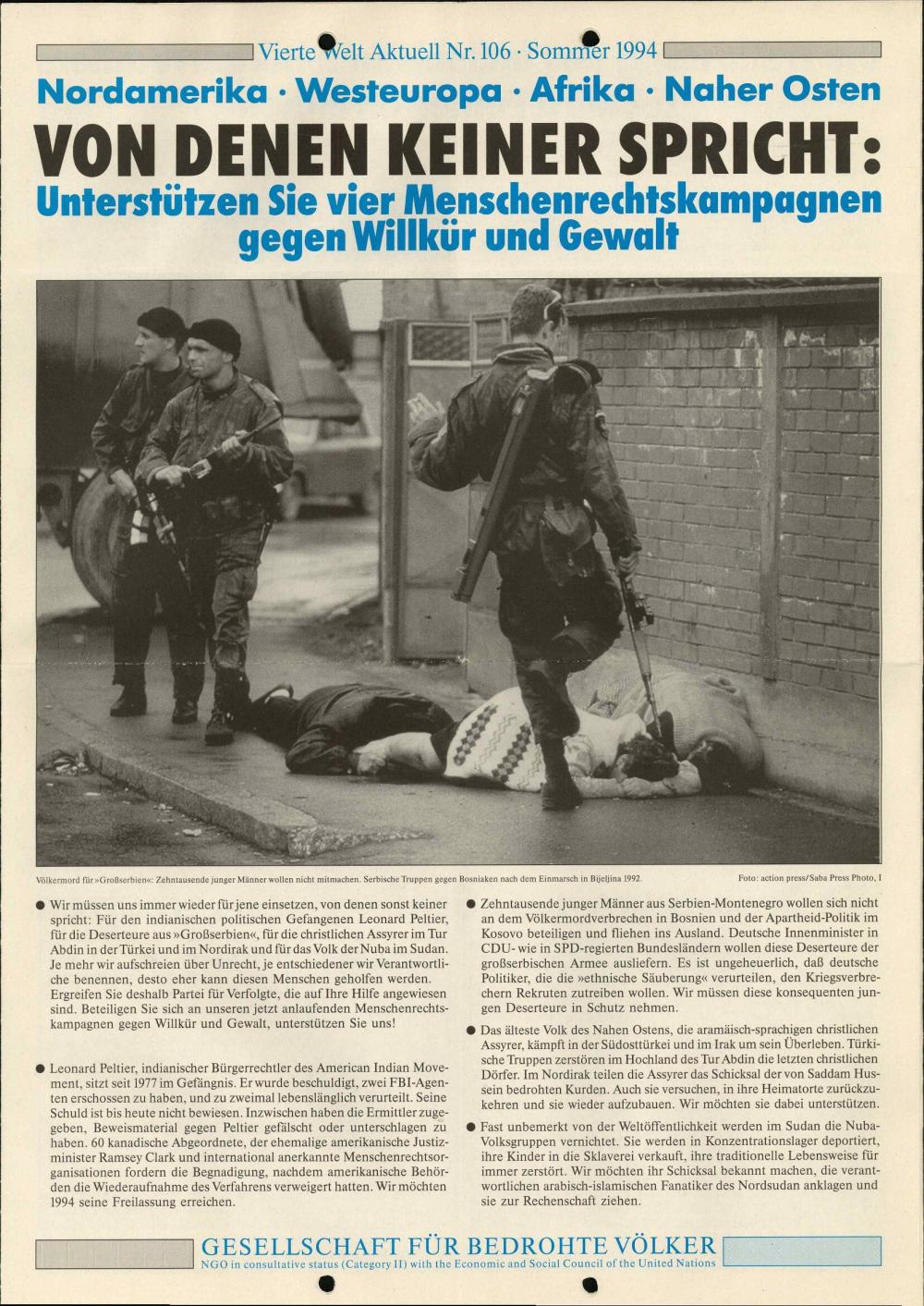 Vierte Welt Aktuell Nr. 106