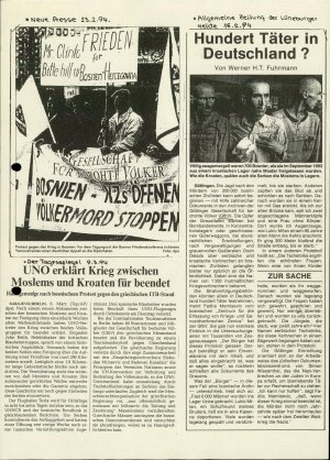 UNO erklärt Krieg zwischen Moslems und K...  - nosilna