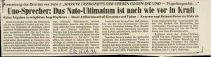 Uno-Sprechen: Das Nato-Ultimatum ist nac...  - nosilna