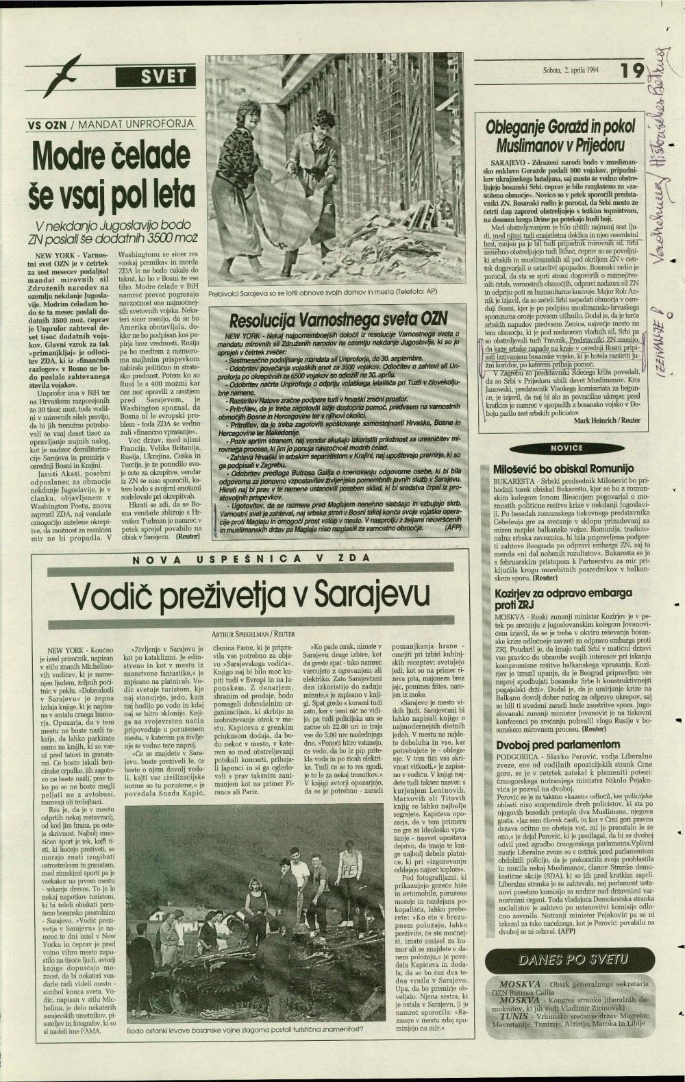 Obleganje  Goražd in pokol Muslimanov v Prijedoru