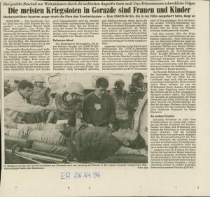 Die meisten Kriegstoten in Gorazde sind ...  - nosilna
