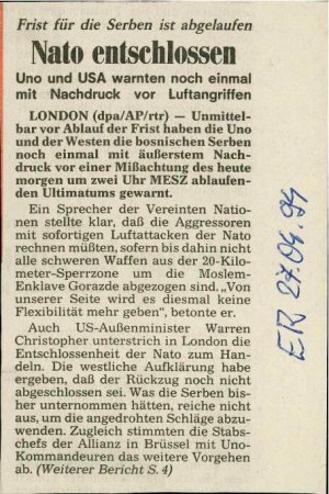 Nato entschlossen  - nosilna