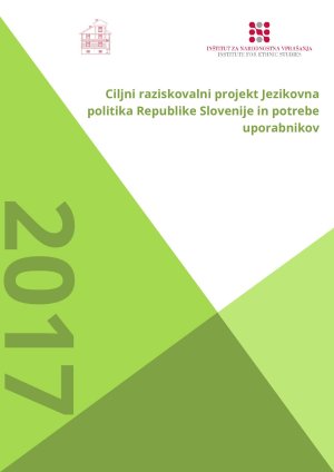 Ciljni raziskovalni projekt Jezikovna po...  - nosilna