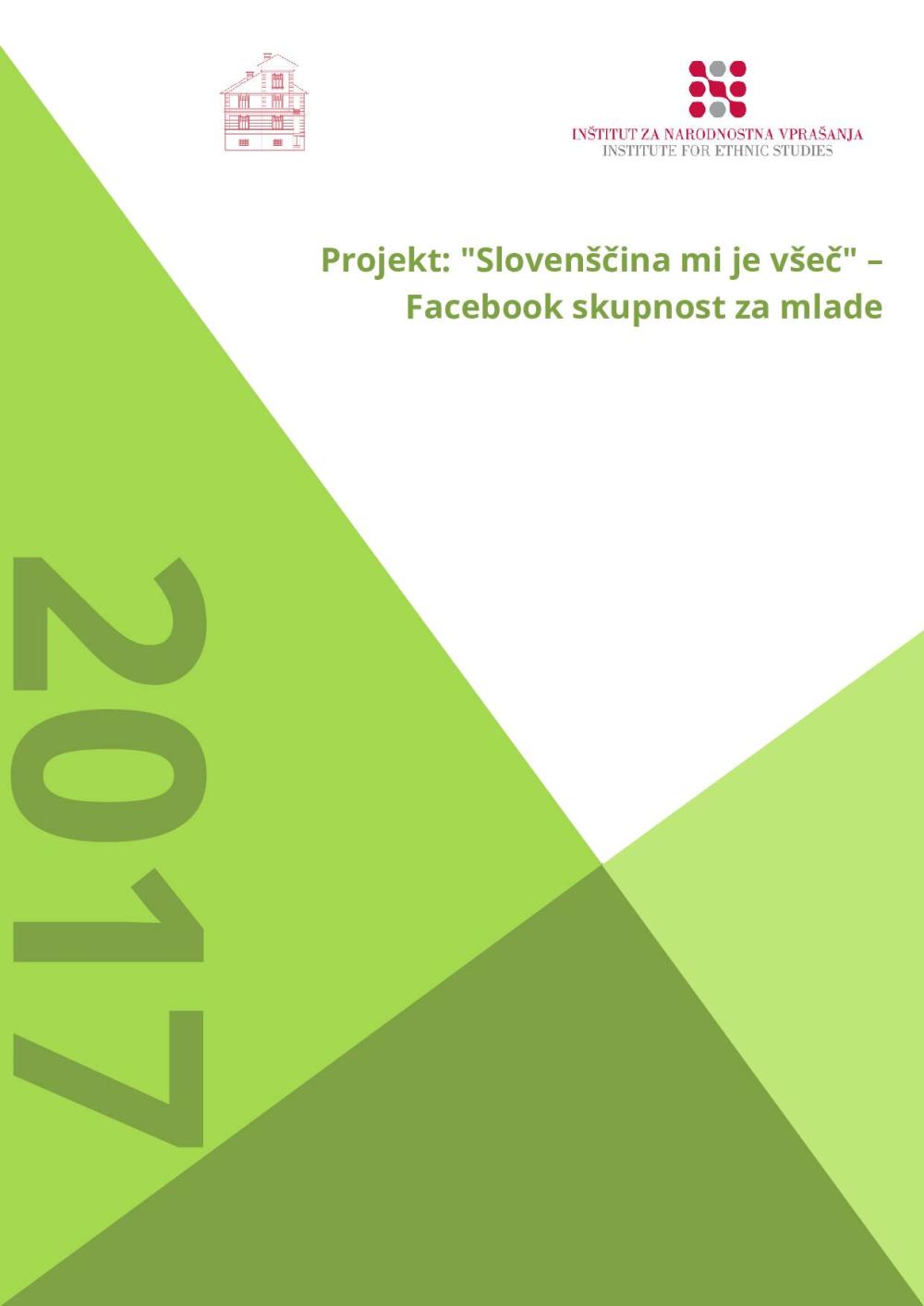 Projekt: "Slovenščina mi je všeč" - Face... - nosilna