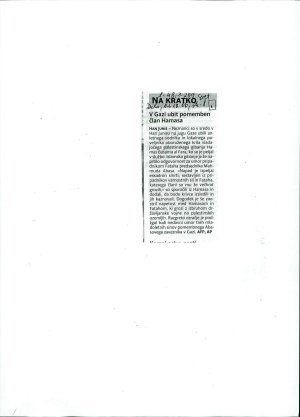 V Gazi ubit pomemben član Hamasa  - nosilna