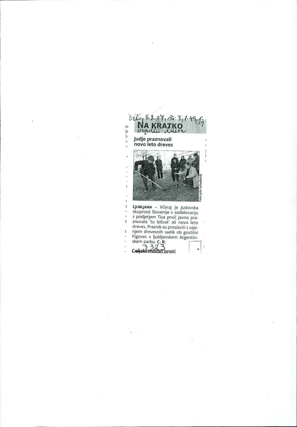 Judje praznovali novo leto dreves - nosilna